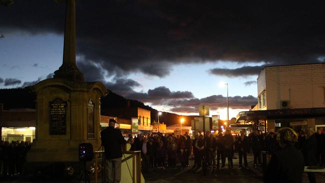 New Norfolk Dawn Service. Picture: DAMIAN BESTER