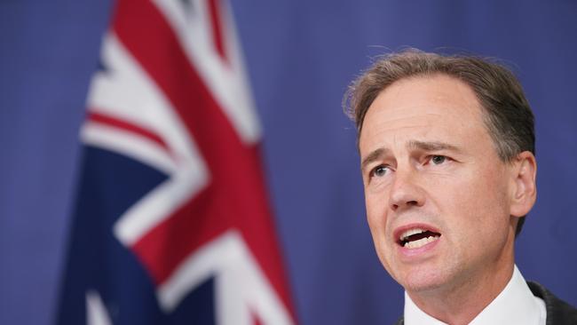 Health Minister Greg Hunt. Picture: Ben Rushton/AAP