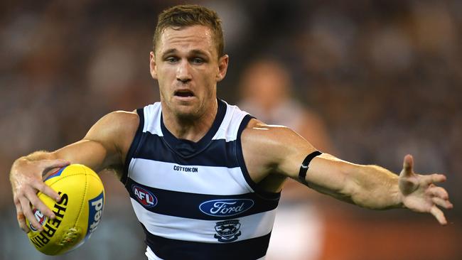 Geelong is taking a conservative approach with Joel Selwood. Picture: AAP