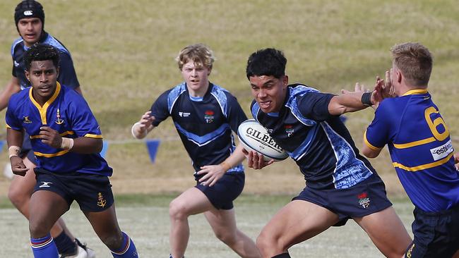 CCC's Savelio Tamale on the charge in trial matches. Pic: John Appleyard