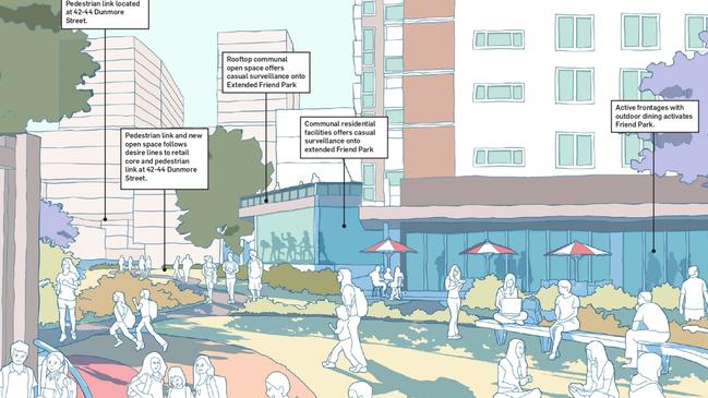 Plans for a unit development Friend Park Wentworthville.