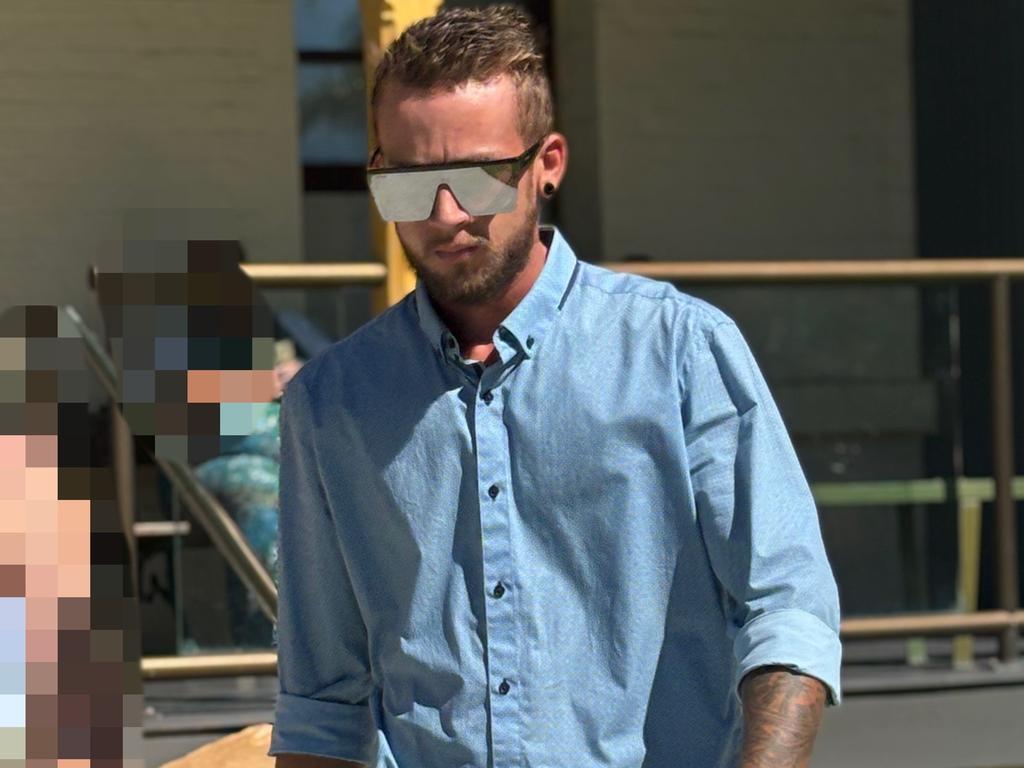 Chavez Jay Edwards appeared briefly before the court on Monday charged with serious animal cruelty after allegedly trapping a sand goanna and killing it with a flamethrower.
