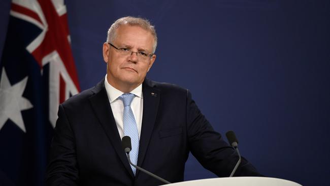 Prime Minister Scott Morrison’s JobMaker gas-fired recovery plan relies on unlocking more supply to drive down prices. Picture: AAP