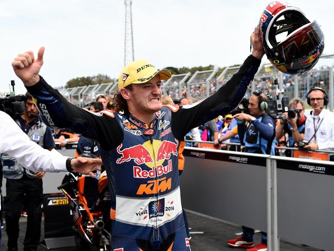 A victorious Miller at Phillip Island. Pic: Jake Nowakowski