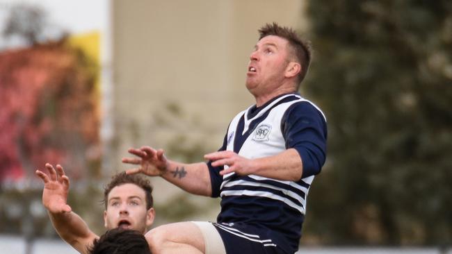 Gary Moorcroft took a hanger in the NFL. Picture: Nathan McNeill.