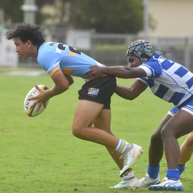QLD Rugby Union State Championships (17-18 years boys) at the Townsville Sports Precinct. Friday May 23. Northern against Peninsular. Picture: Evan Morgan