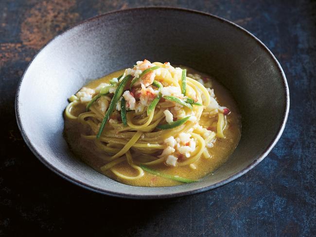 Saffron Tagliolini. Tipo00 The Pasta Cookbook by Andreas Papadakis, photography by Mark Roper. Murdoch Books RRP $49.99