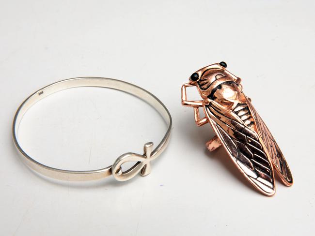 Jewellery: I bought the bracelet from Egypt after entertaining the troops. We had to ride in a bus for 8 hours with bulletproof vests and helmets, and I just wanted to take something home to remind me of that experience. I wore the cicada ring to the Golden Guitars in 2015 and before the ceremony I was introduced to a lady who saw the ring and said, ‘You’re going to win tonight, that ring means change’.