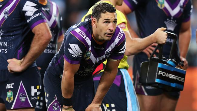 Billy Slater might have played his last game in the NRL. Picture: Brett Costello