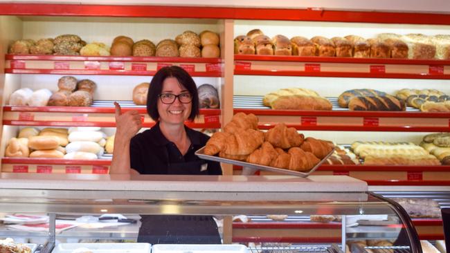 Elka Trinkale at the Tanunda Bakery. Picture: Jason Katsaras