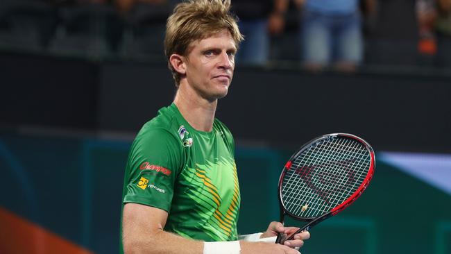 Kevin Anderson withdrew from the Kooyong Classic, due to the conditions. Picture: Getty Images