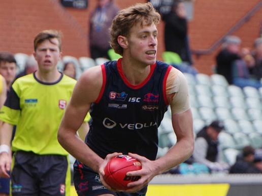 Norwood ruckman Henry Crauford. Credit: SANFL