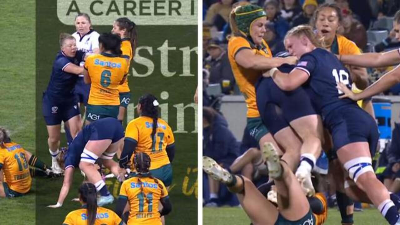 USA star SENT OFF for head stomp