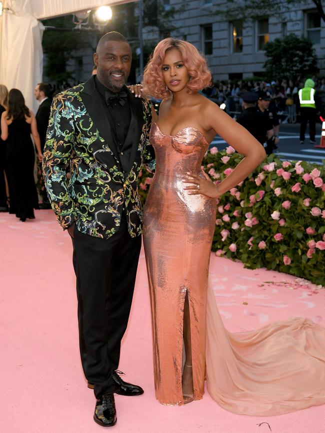 Idris Elba and Sabrina Dhowre attend The 2019 Met Gala. Picture: Neilson Barnard/Getty Images