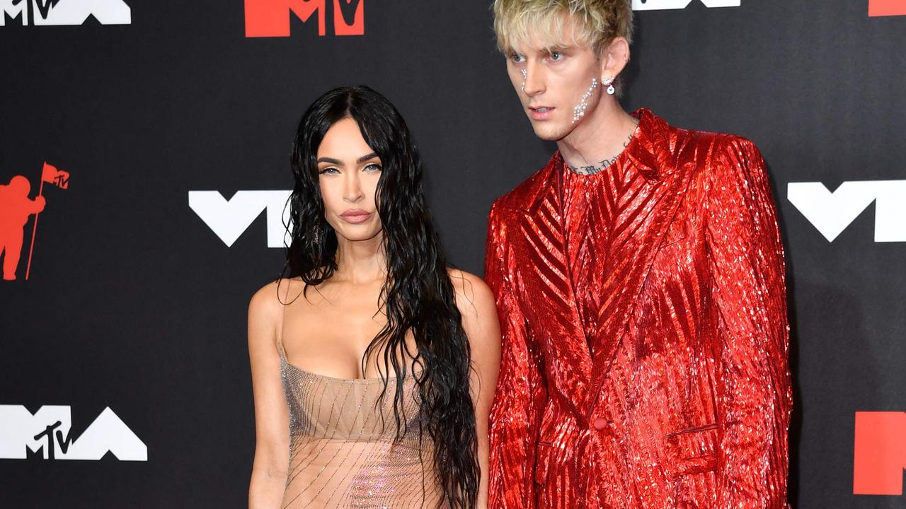 Megan Fox and MGK. Picture: ANGELA WEISS / AFP