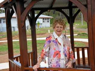 Dot Hamilton in the new patient rotunda at Eidsvold Hospital, funded by the Hospital Auxiliary, which had received a Gambling Community Benefit Fund grant. Picture: Alex Treacy