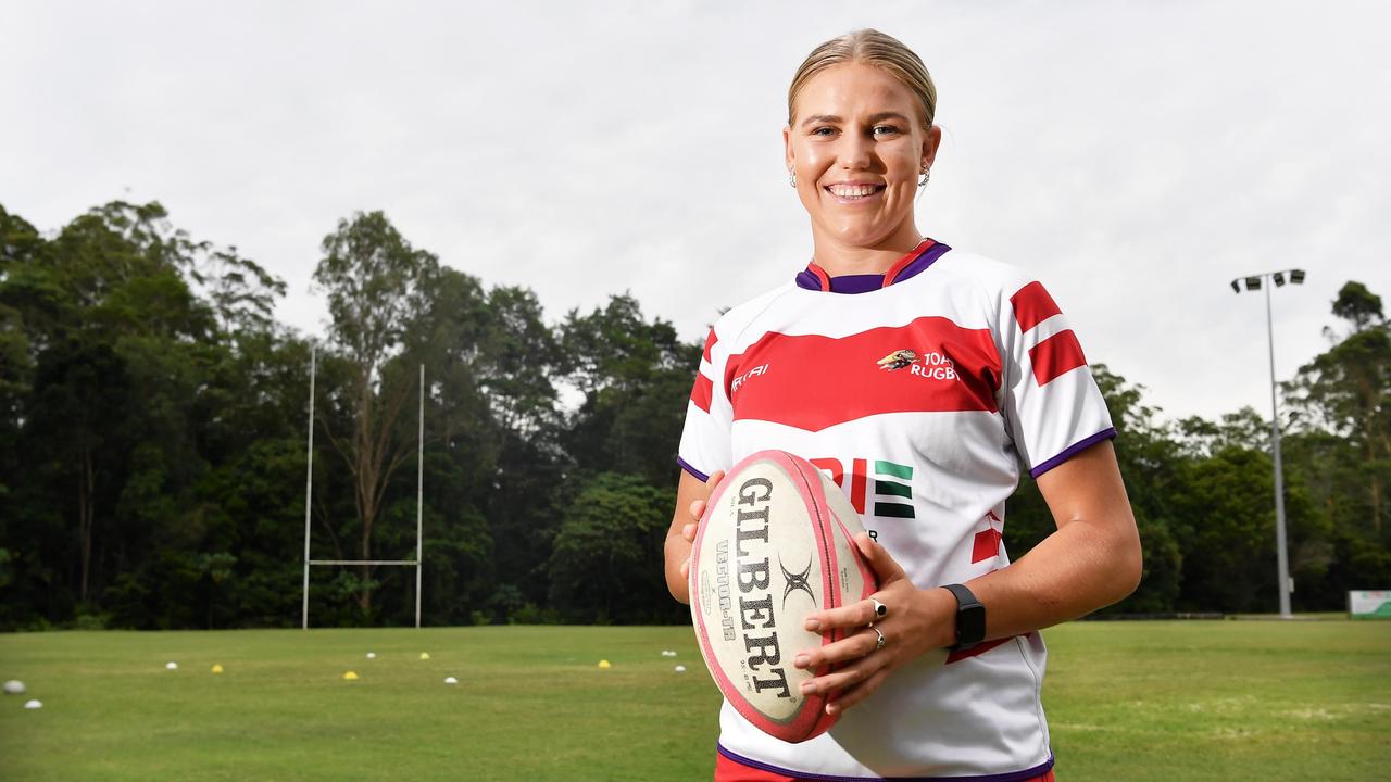 Former Nambour women’s rugby union captain, Megan Prinsloo. Picture: Patrick Woods.