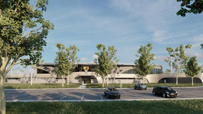 How Hawthorn’s new facility will look.