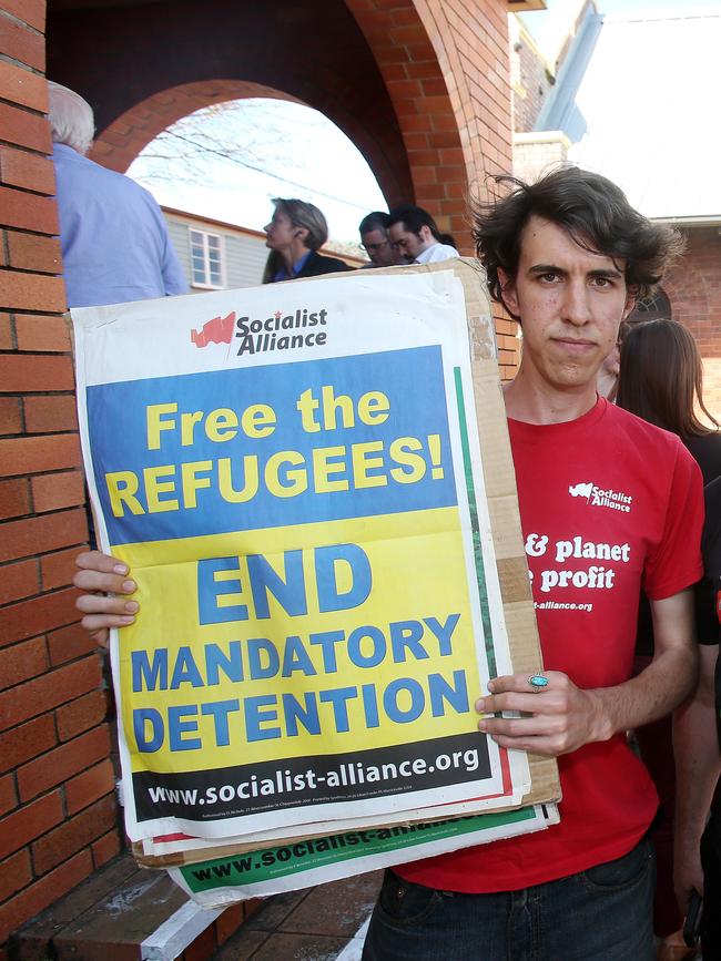 Liam Flenady, who is running for the Greens against Mark Bailey in October, was the Socialist Alliance’s candidate in Griffith in 2013.