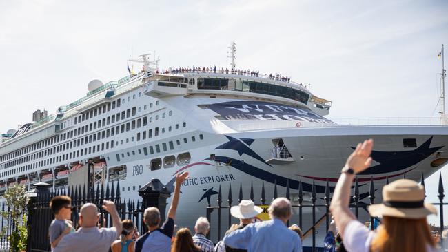 P&amp;O’s Pacific Explorer will call into Airlie Beach on June 17. Picture: Contributed