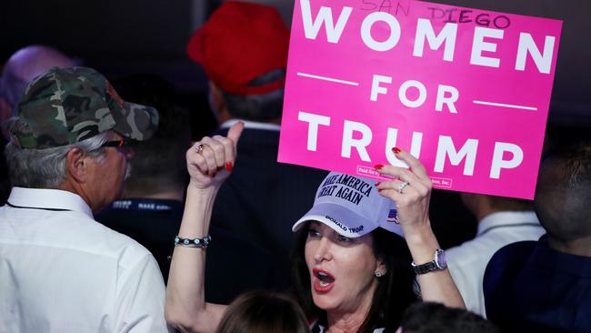 A Donald Trump supporter. Picture: Mark Wilson/Getty Images/AFP