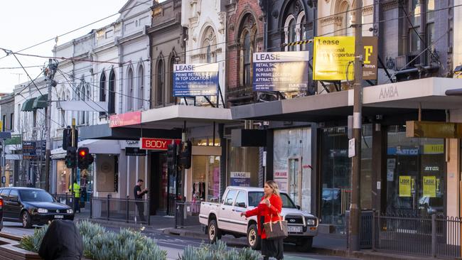 Melbourne retail businesses are struggling to stay afloat after being hit by the second lockdown. Picture: Wayne Taylor