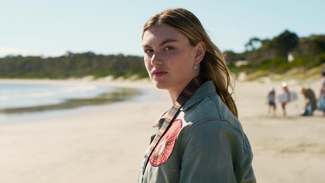 Shannon Berry as Bronte in The Survivors. Picture: Aedan O'Donnell/Netflix