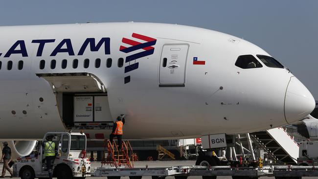 Latam Airlines is assisting in the investigation after the incident. Picture: Marcelo Hernandez/Getty Images