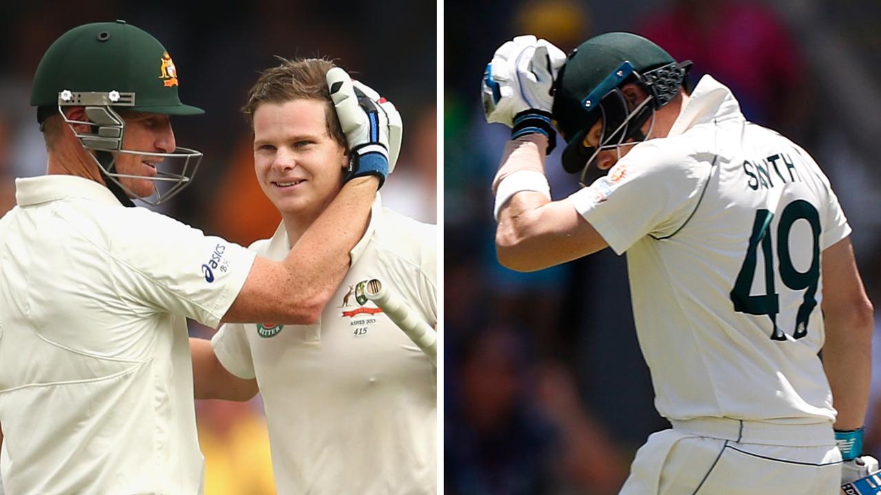 Steve Smith is a decade on from his first Test century.