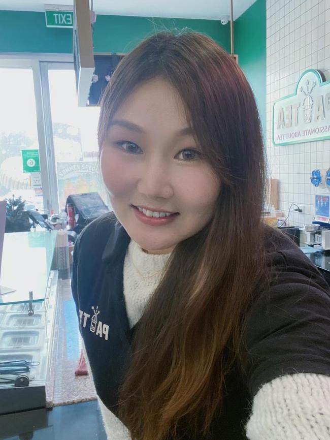 Effie Xu, owner of PA TEA in Glenelg. Picture: Supplied
