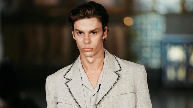 Ethan Ashton hits the catwalk. Picture: Supplied