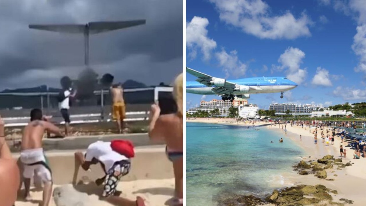 ‘Idiots’: Tourists blown away by plane