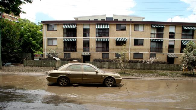 The height of the water line visible in St Lucia.