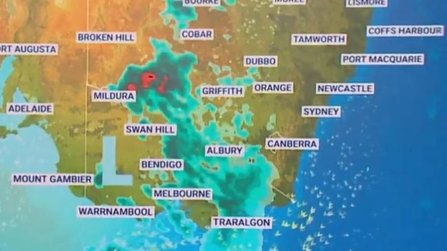 A warm Christmas is ahead for Victoria. Picture: Sky News