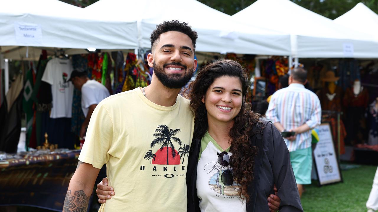 Silvio Santin and Marina Matos at the 19th annual CARMA multicultural festival, held at Fogarty Park. Picture: Brendan Radke