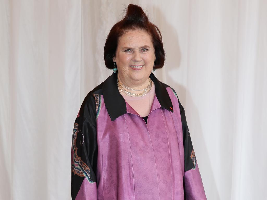 Suzy Menkes attends Australian Fashion Laureate Awards socials at the Sydney Opera House.