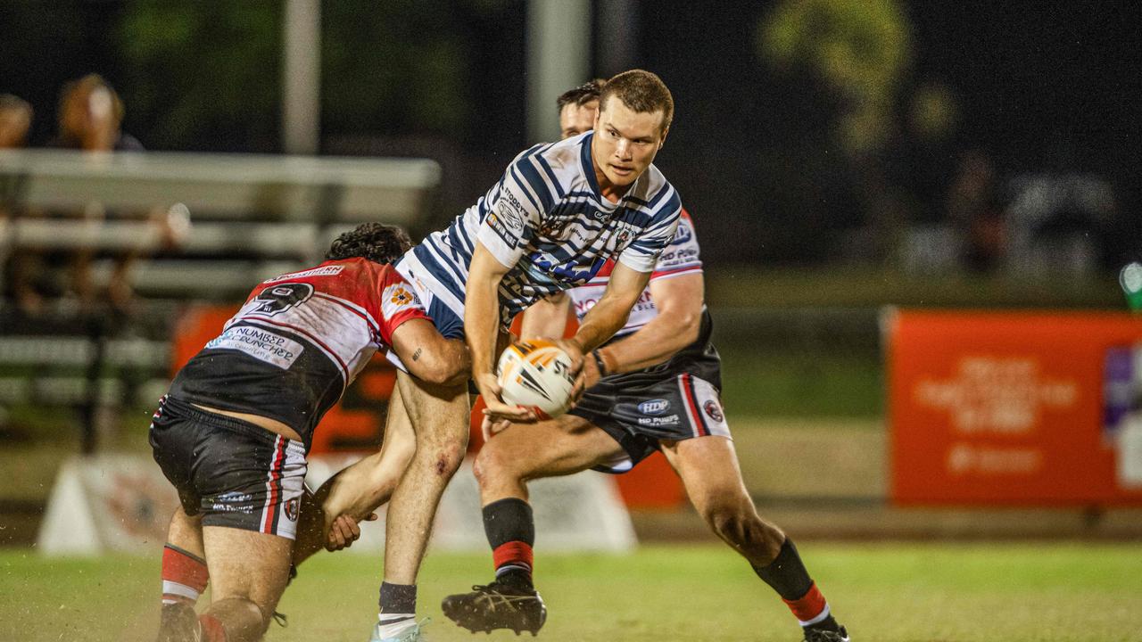 Issac Seden-kurnoth as the Darwin Brothers take on the Litchfield Bears in the 2023 NRL NT prelim final. Picture: Pema Tamang Pakhrin