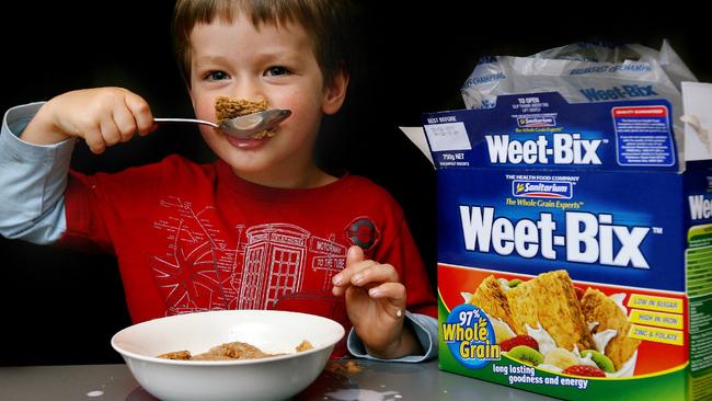 Weet Bix is a great choice for kids.