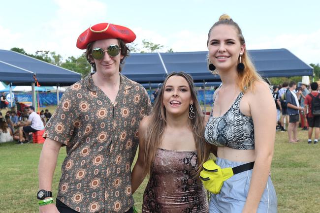 BASSINTHEGRASS 2019, Courtney Key, Georgia Tinker, Jasmyne Wilson. Picture: Katrina Bridgeford.