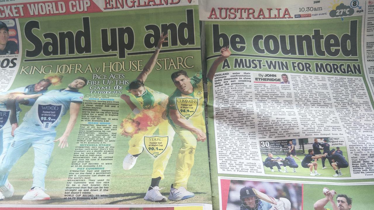 The UK press stuck the boot into Australia ahead of the Lords clash. But the Aussies got the last laugh.