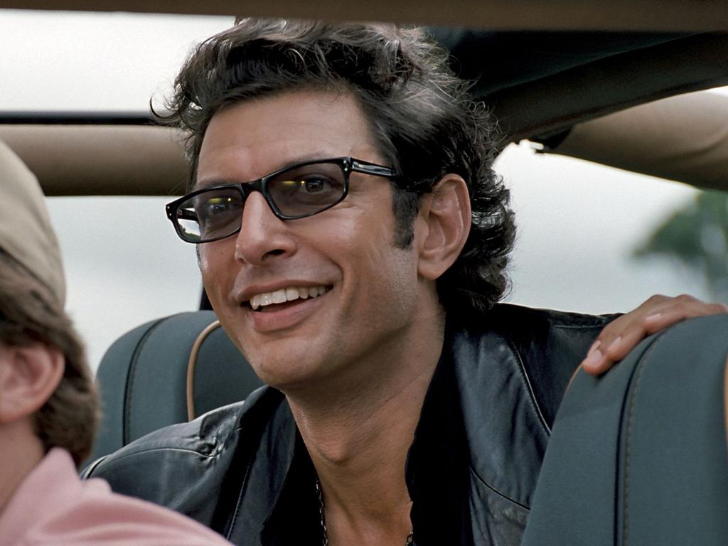 Jeff Goldblum plays Dr Ian Malcolm in the film Jurassic Park. Picture: Universal/supplied