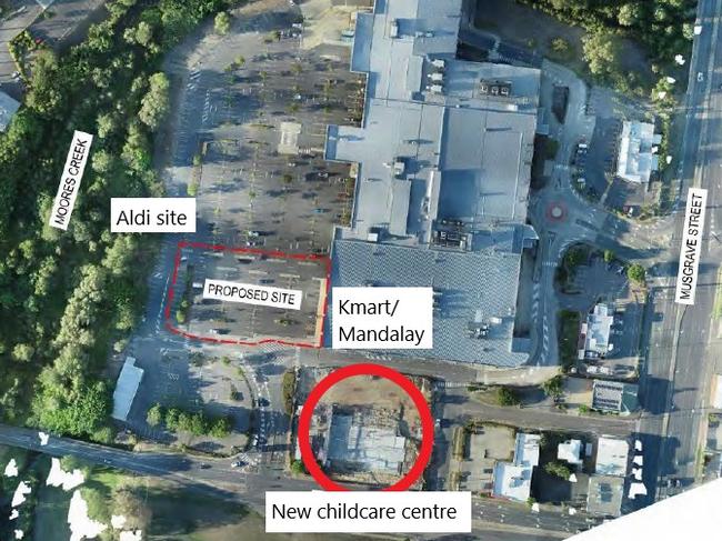 Proposed site location for the new Aldi at Stockland Rockhampton.