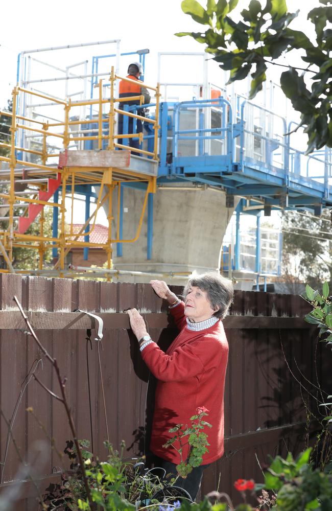 Carnegie resident Bindy McSherry says the fencing on offer is “ridiculous”. Picture: Alex Coppel