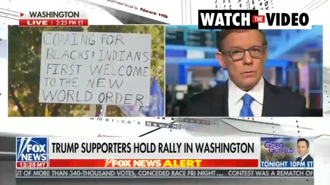 Disturbing sign spotted at MAGA rally: ‘Coming for blacks, Indians’ (Fox News)