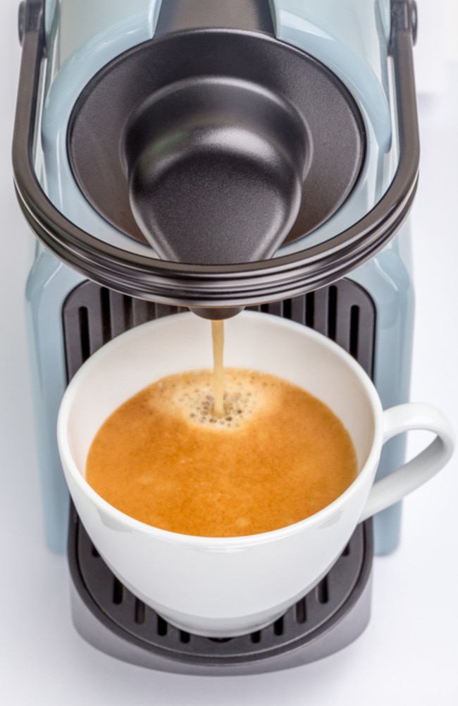 Hotel room coffee machines are probably not cleaned properly or regularly.