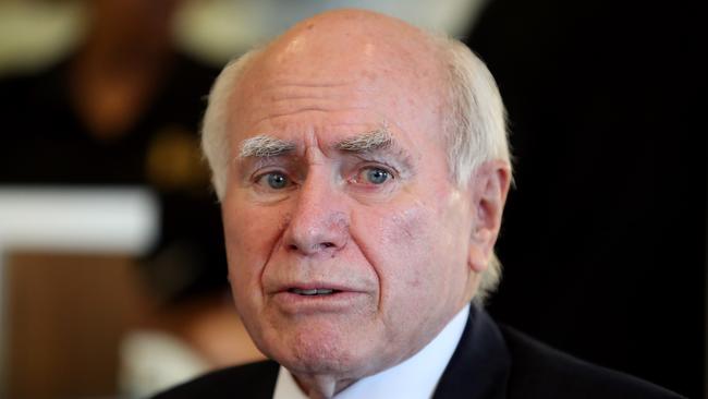 Former prime minister John Howard’s comments were shared on the AFC’s Facebook page and later removed by Facebook. (Pic: AAP/Kelly Barnes)