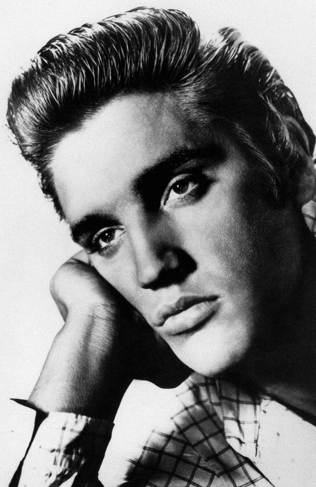 Music legend Elvis Presley (Photo by STF / AFP)