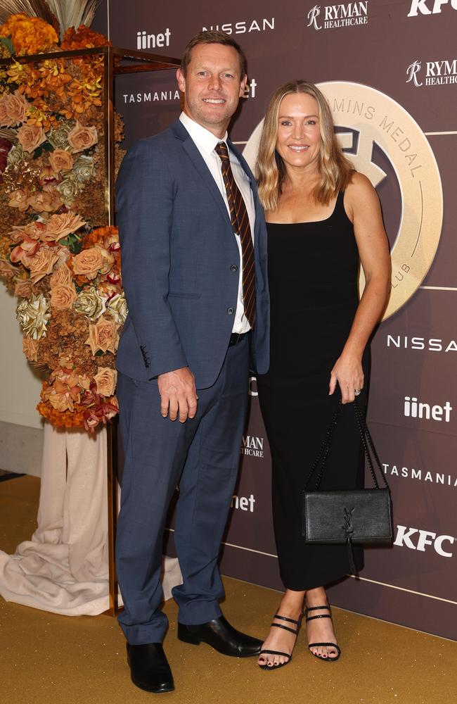 Sam Mitchell and wife Lyndall. Picture: Mark Stewart