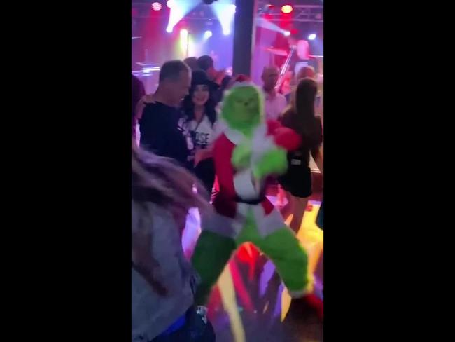 Aussie grinch parties hard before Christmas