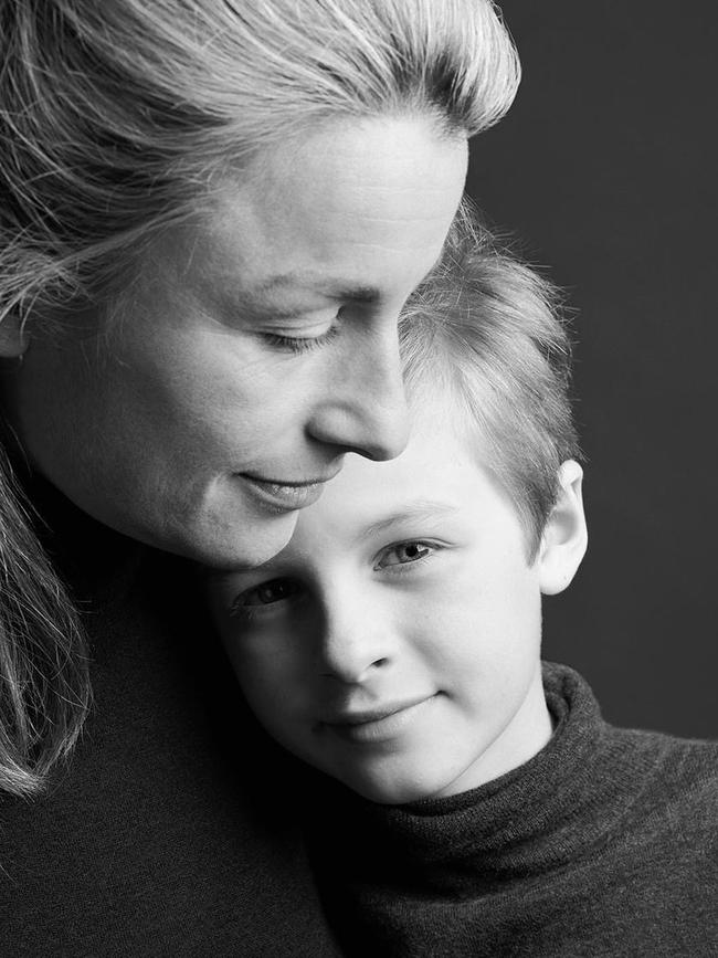 A young Prince and his mother.